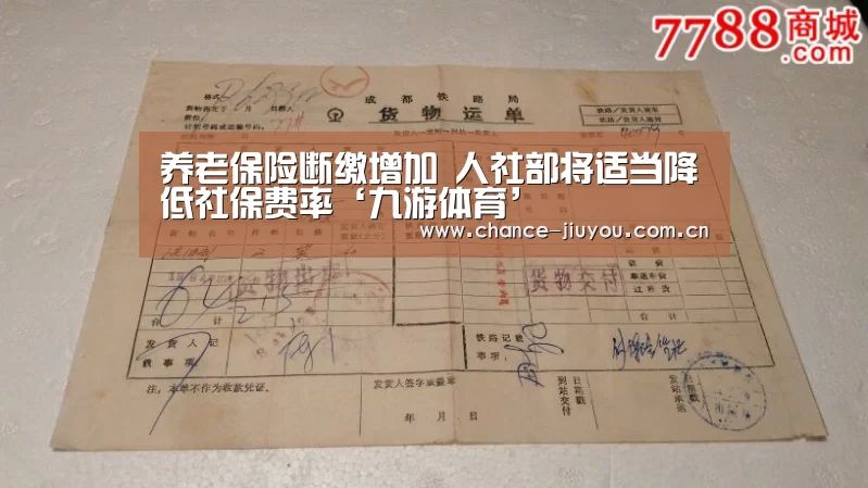 养老保险断缴增加 人社部将适当降低社保费率‘九游体育’(图1) 九游体育